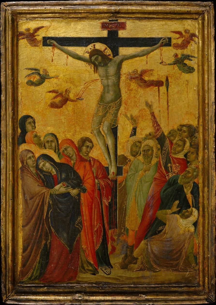 Ristiinnaulitseminen, n. 1315. tekijältä Segna di Buonaventura