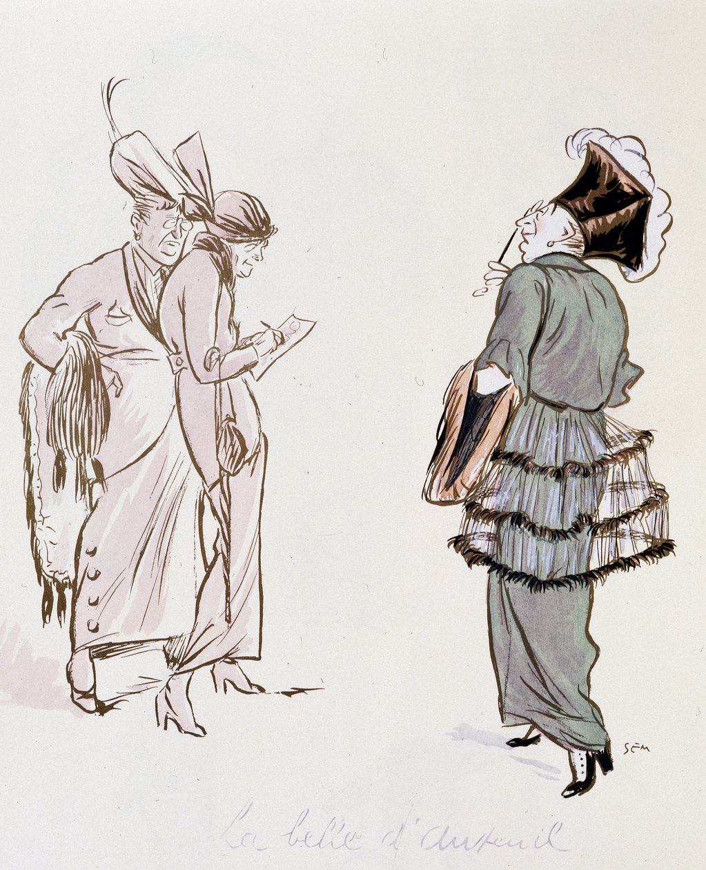 Semin (1863 - 1934) upea pukumalli ("The Belle d