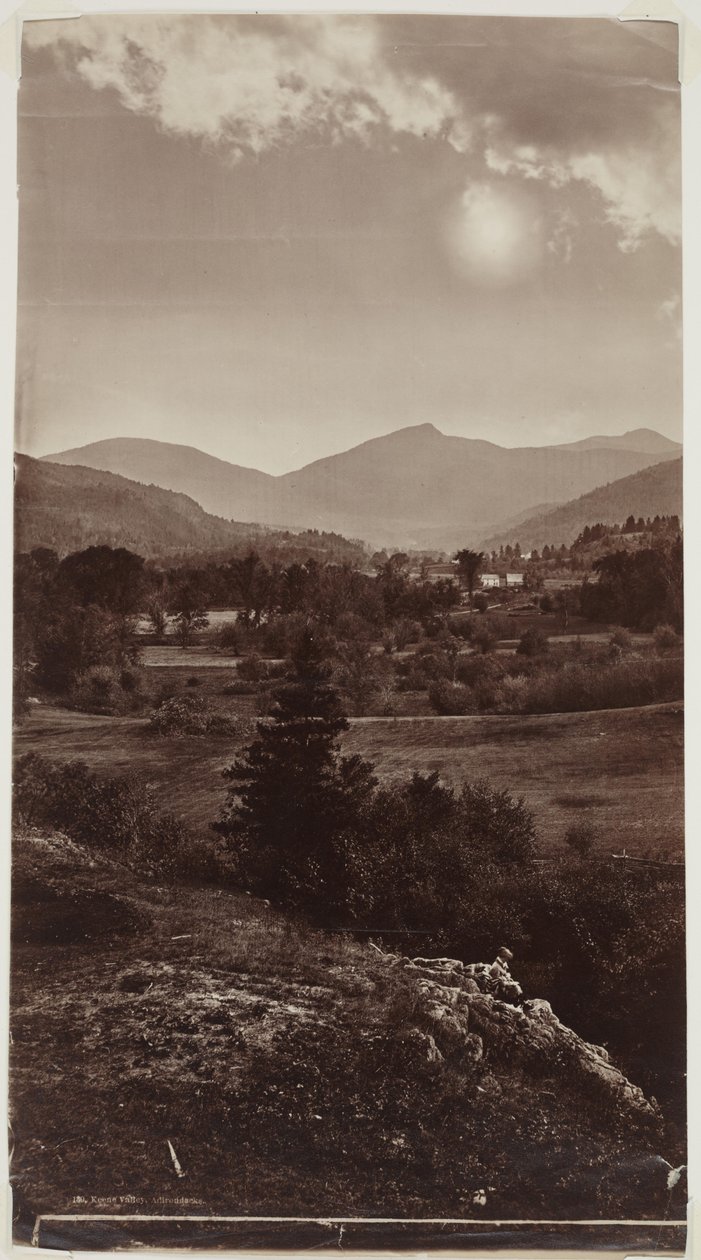 Keene Valley, Adirondacks (albumiprintti) tekijältä Seneca Ray Stoddard