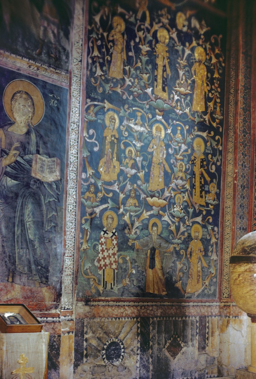 Nemanjicin sukupuu, 1335-48 tekijältä Serbian School