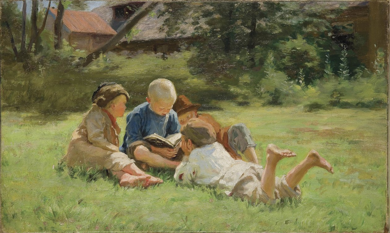 Lapset, 1890-luku tekijältä Sergei Arsenevich Vinogradov