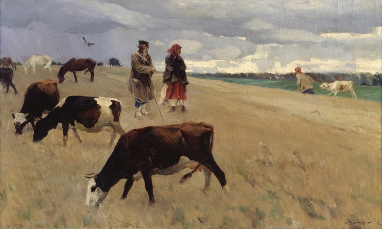 Sänkikentällä, 1896 tekijältä Sergei Arsenevich Vinogradov