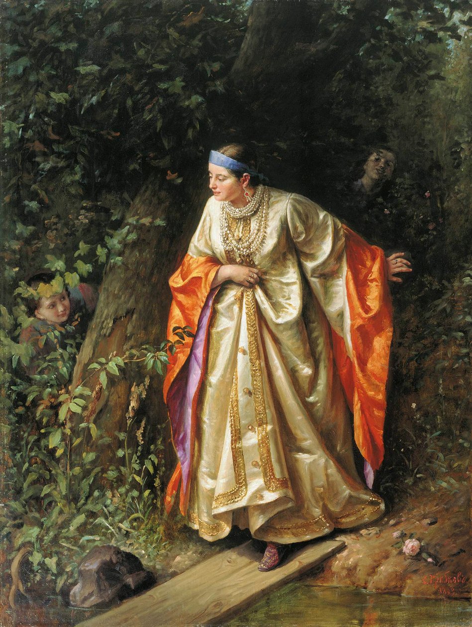 Piilosta, 1893. tekijältä Sergei Gribkov