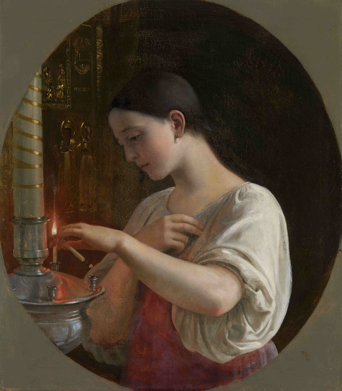 Kirkossa 1860-luvulla tekijältä Sergei Ivanovich Gribkov