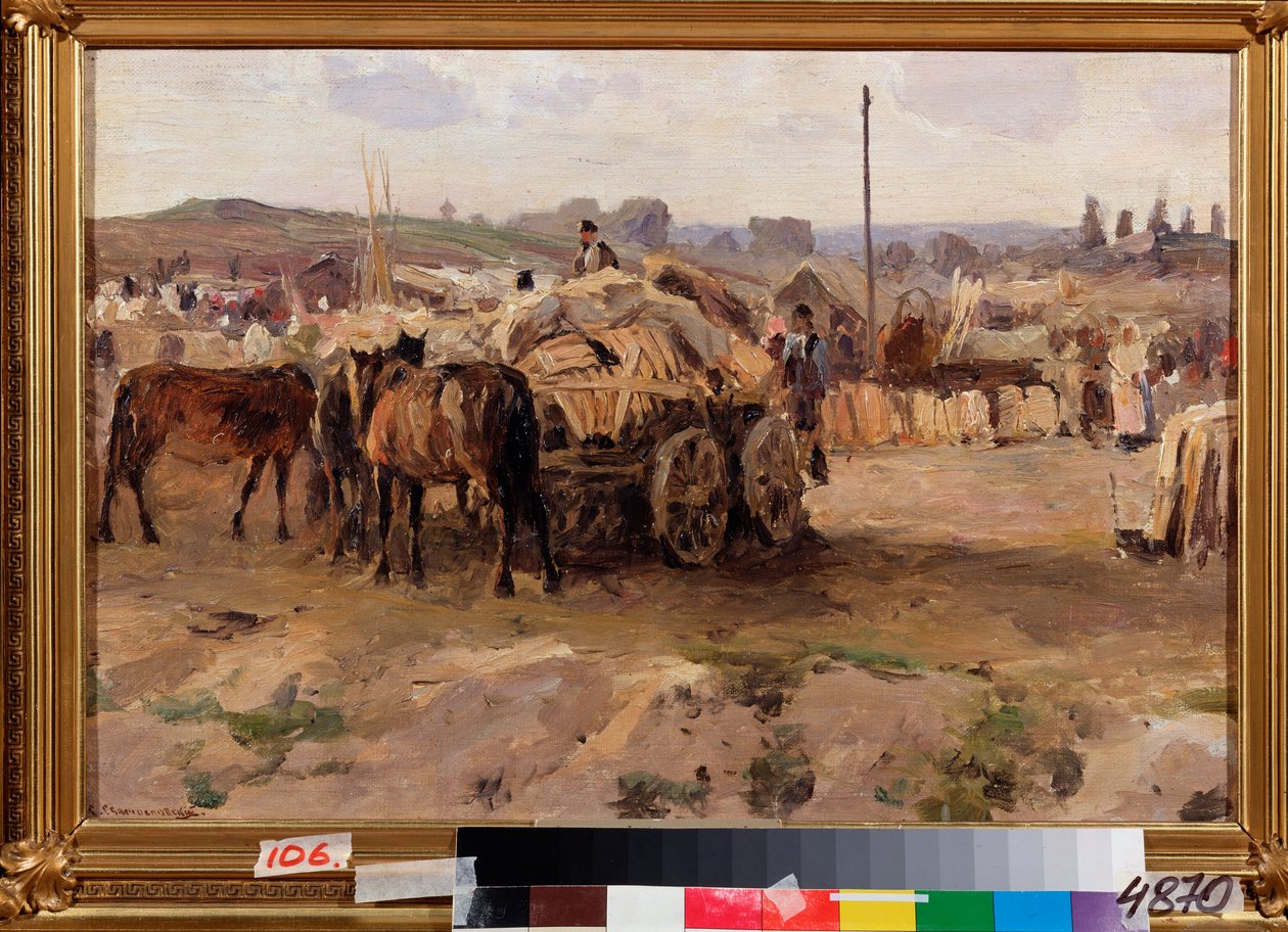 Messut - Sergei Ivanovich Svetoslavskyn (Svetoslavski) (1857-1931) maalaus, öljy kankaalle, venäläinen taide 1800-luku - Valtion taidemuseo, Kharkov (Kharkiv) (Ukraina) tekijältä Sergei Ivanovich Svetoslavsky