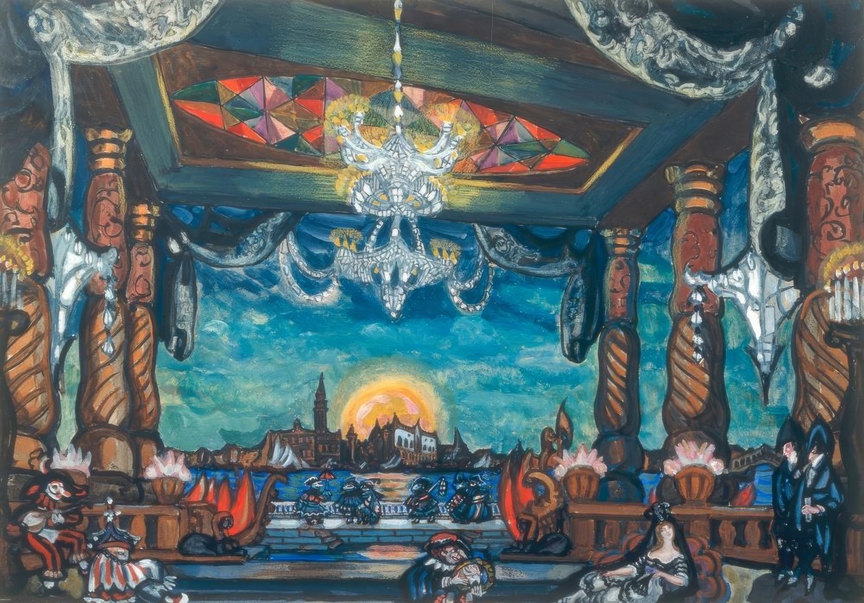 J. Offenbach, Hoffm. Erz. / Sudeikin tekijältä Sergei Jurjewitsch Sudeikin