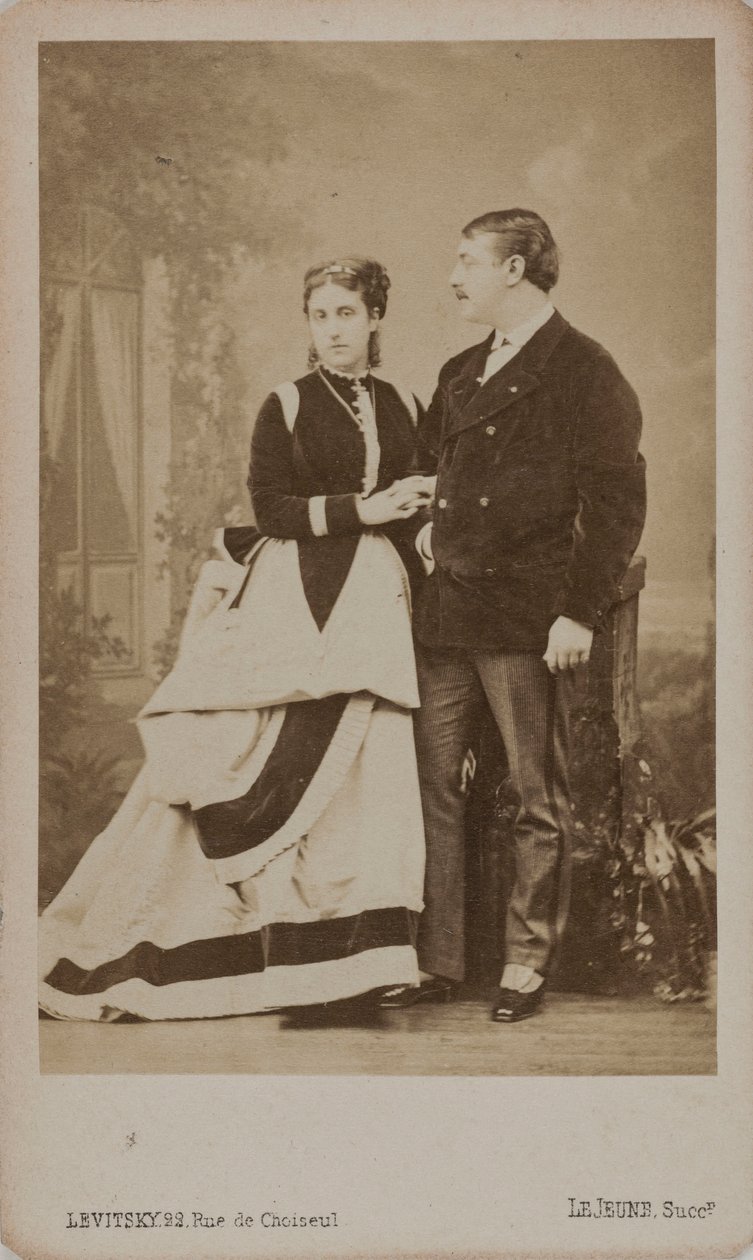 Paul Pavlovich Demidoff, San Donaton toinen prinssi 1839-1885 vaimonsa Marian kanssa..., 1863. tekijältä Sergei Lvovich Levitsky