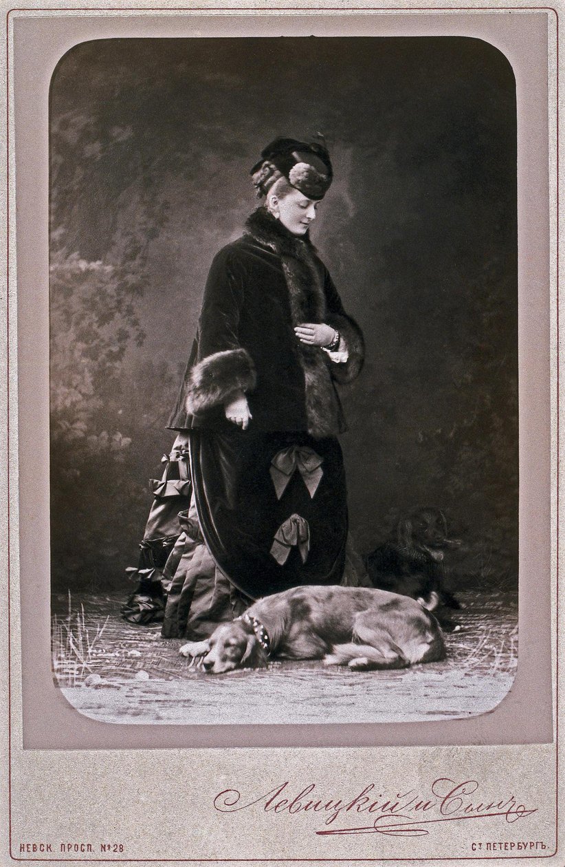 Prinsessa Ekaterina Mikhailovna Dolgorukova 1847-1922, 1870p tekijältä Sergei Lvovich Levitsky
