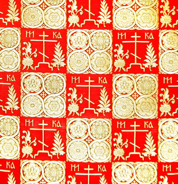 Olovyanishnikov Manufactory Half-Silk Satin, 20. vuosisadan alku (tekstiili). tekijältä Sergei Vashkov