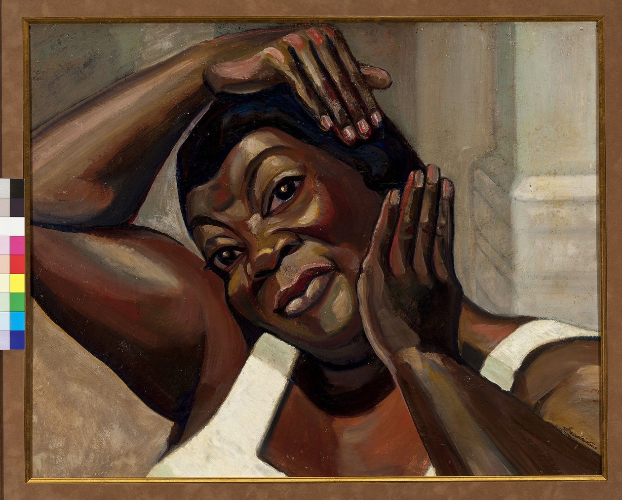 Ruby Elzy (1808-1943) elokuvassa Porgy ja Bess par Sudeykin (Soudeikine) Sergei Jurievich (1882-1946) tekijältä Sergei Yurevich Sudeikin