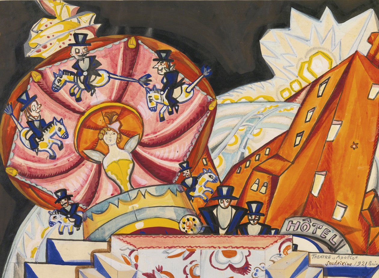 Apollo-teatteri, Pariisi, 1921 tekijältä Sergei Yurievich Sudeykin