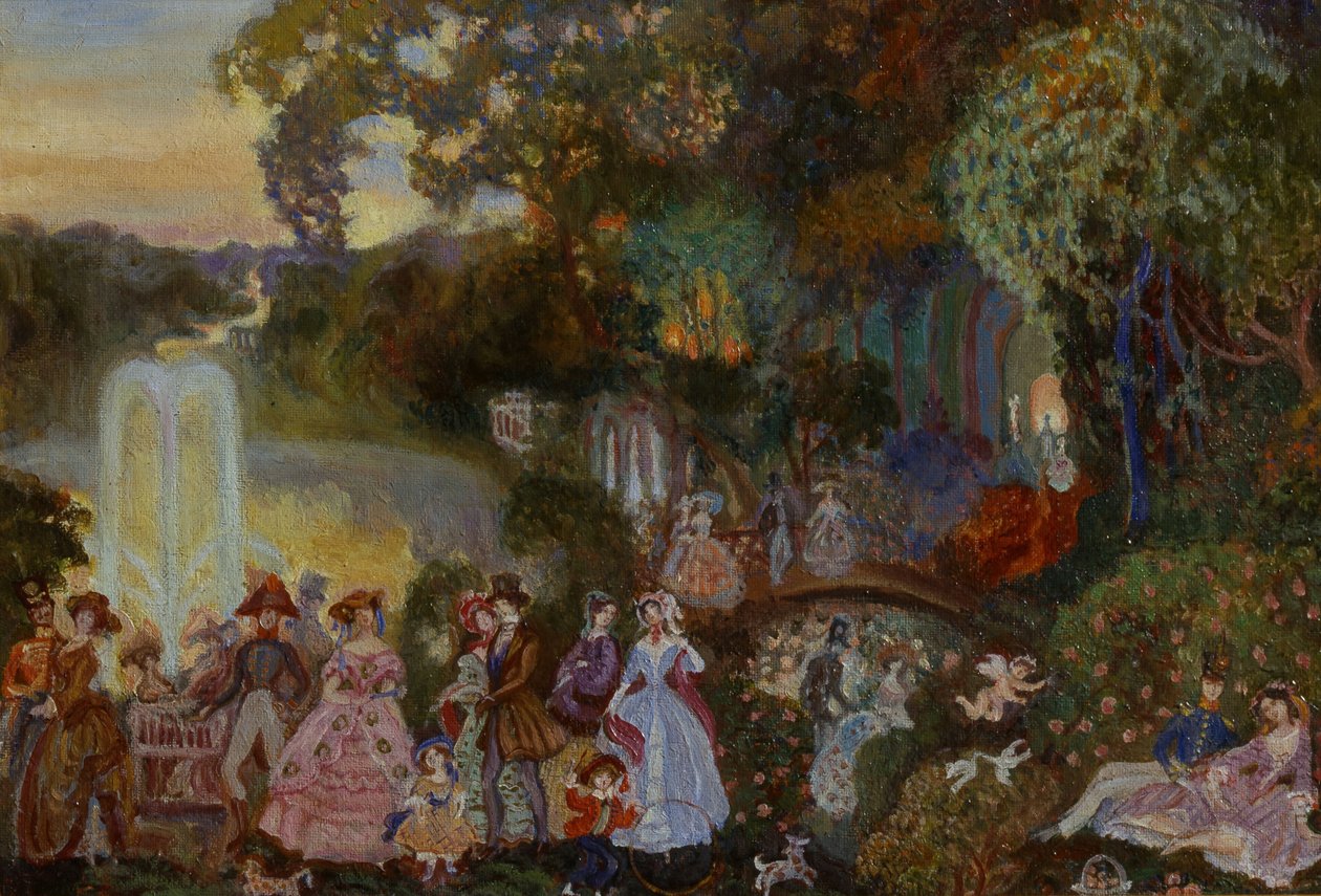 Julkinen ilonpito, 1906 tekijältä Sergei Yurievich Sudeykin