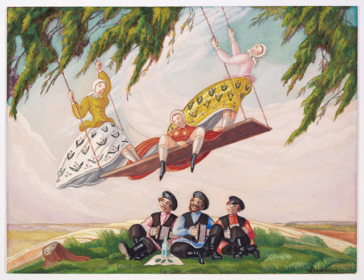 Swing, 1920-luku tekijältä Sergei Yurievich Sudeykin