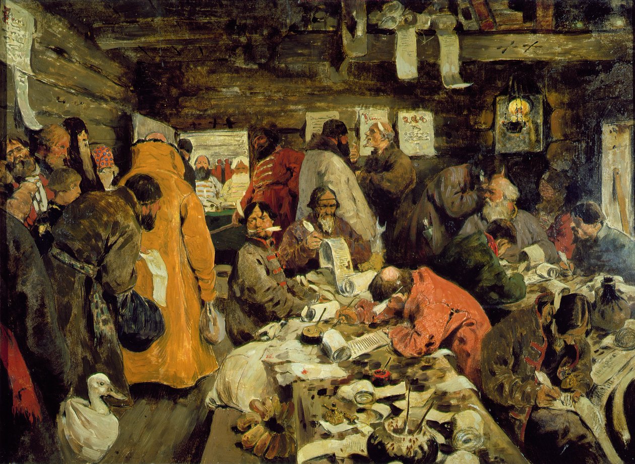 Lakiasiaintoimisto moskovalaisaikana, 1907 tekijältä Sergej Vasilevic Ivanov