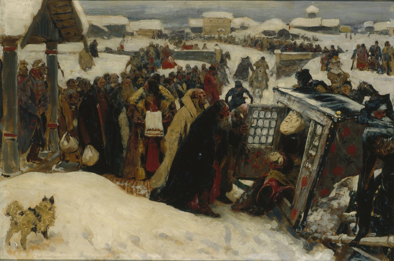 Voivodin saapuminen 1907 tekijältä Sergej Vasilevic Ivanov