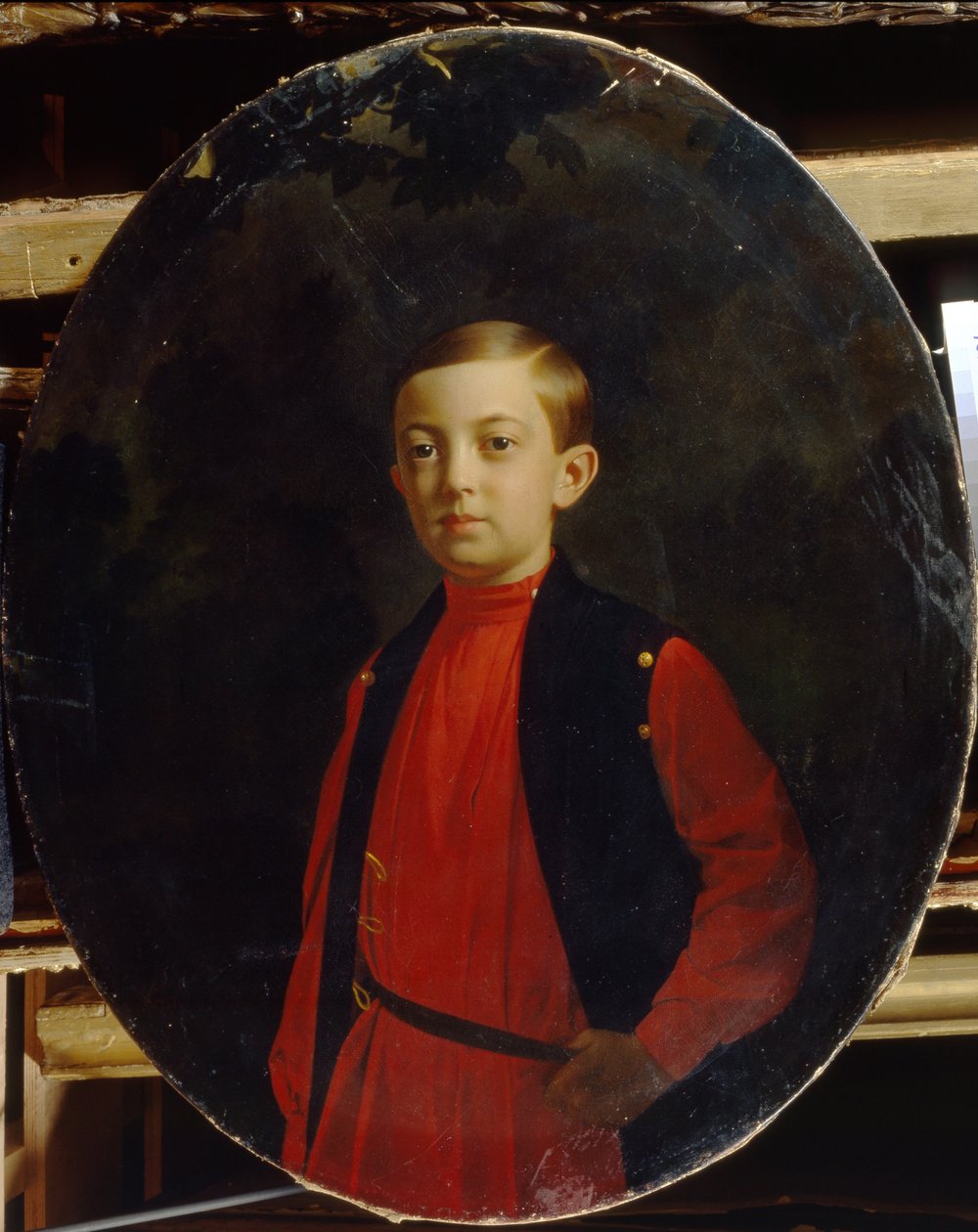 Venäjän Tsarevitš Nikolai Aleksandrovitšin muotokuva 18431865 tekijältä Sergey Konstantinovich Zaryanko
