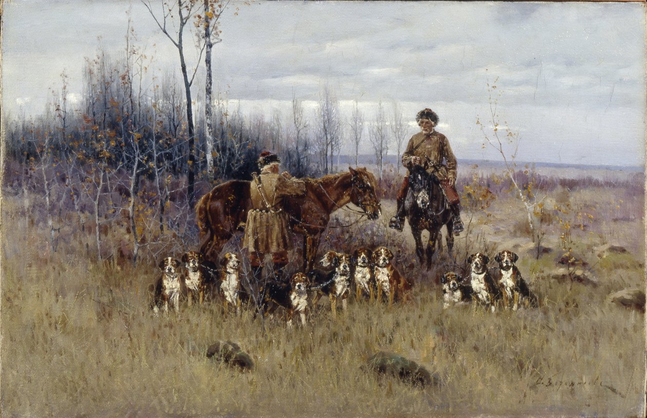 Ketun metsästys tekijältä Sergey Semyonovich Voroshilov