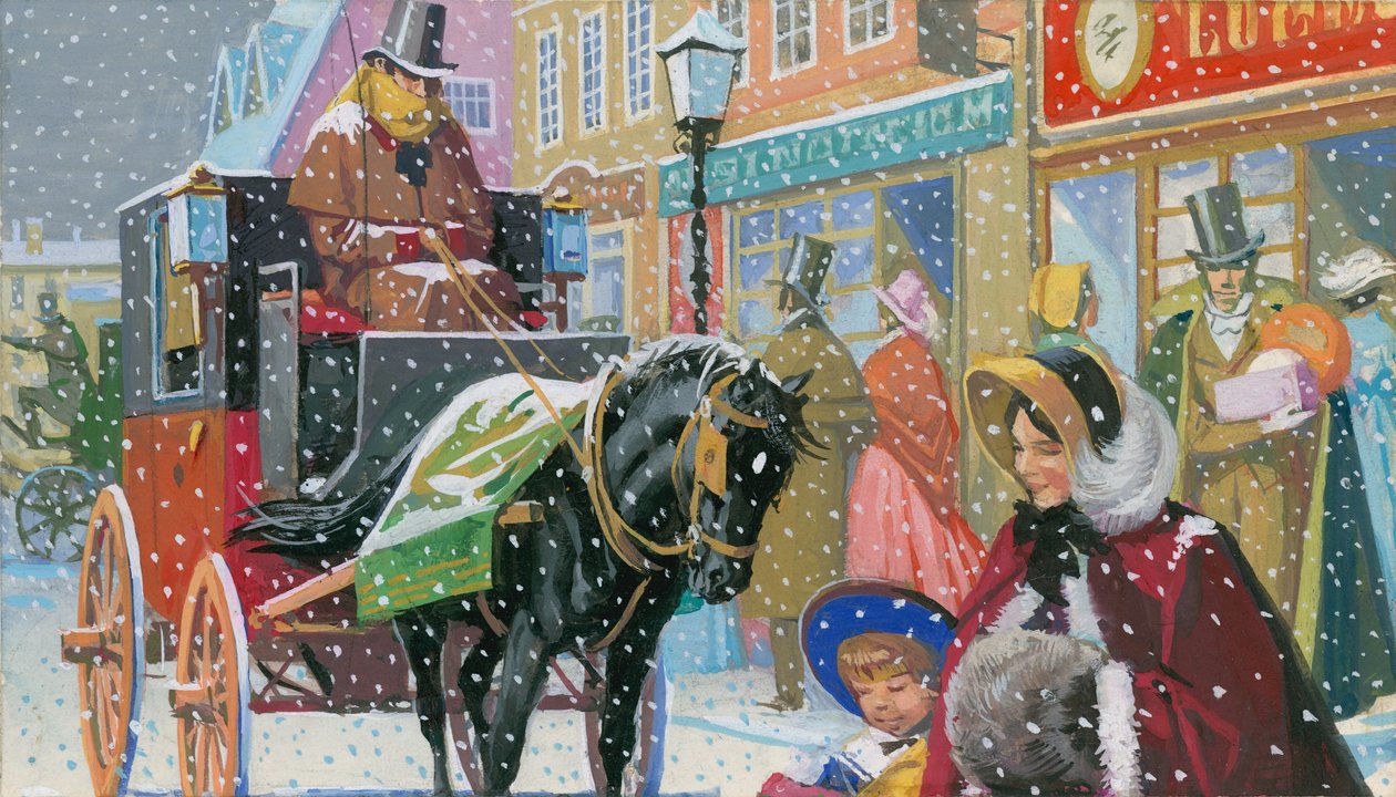 Illustration for Black Beauty (guassi paperille) tekijältä Severino Baraldi