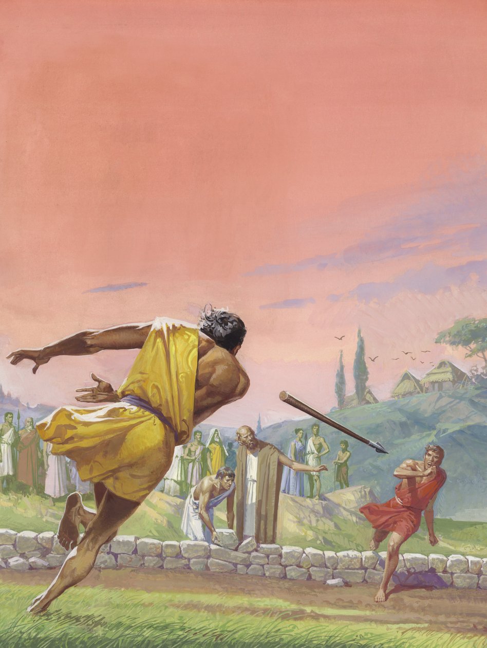 Romulus ja Remus (guassi paperille) tekijältä Severino Baraldi
