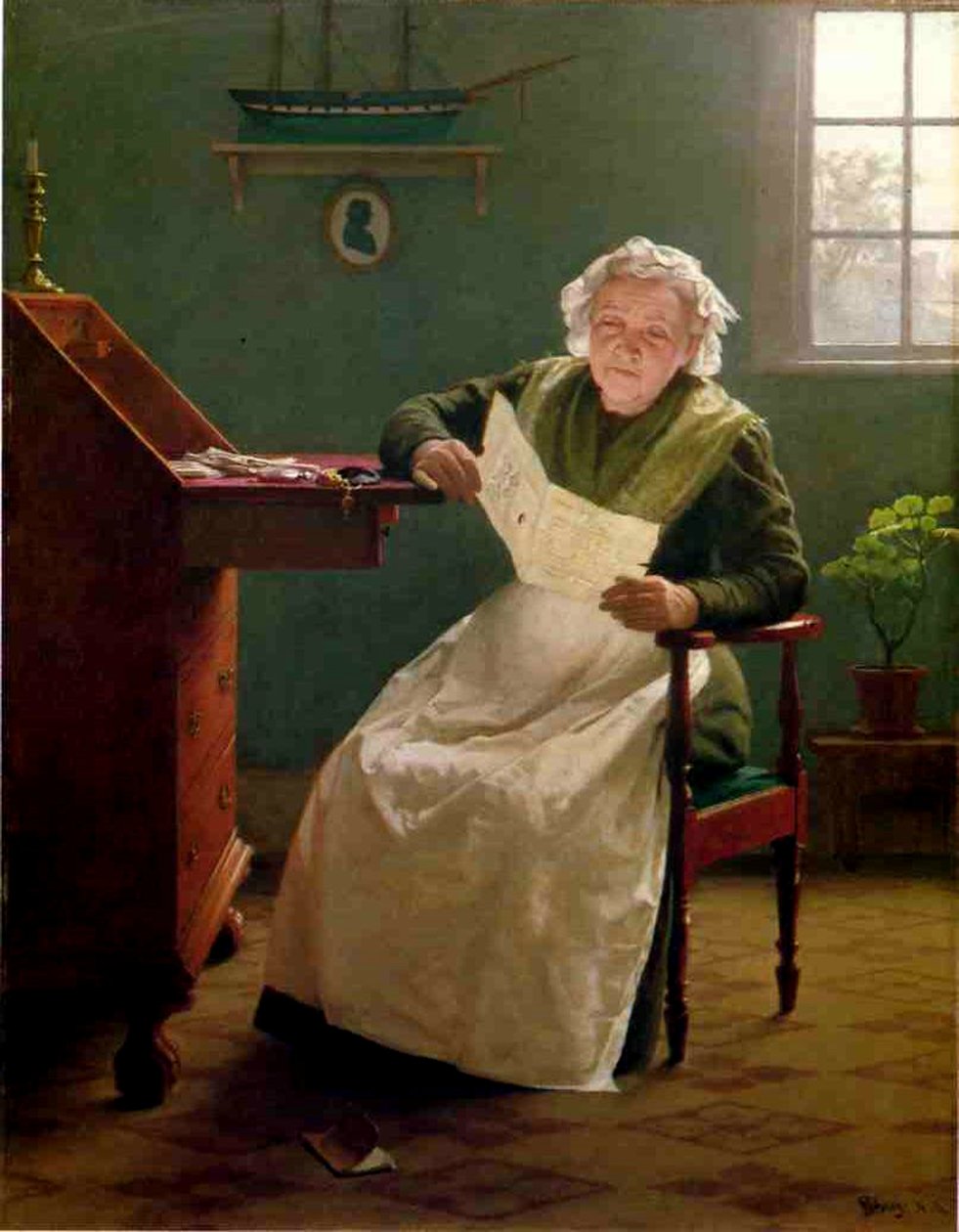 Rakas Polly (öljy kankaalle) tekijältä Seymour Joseph Guy