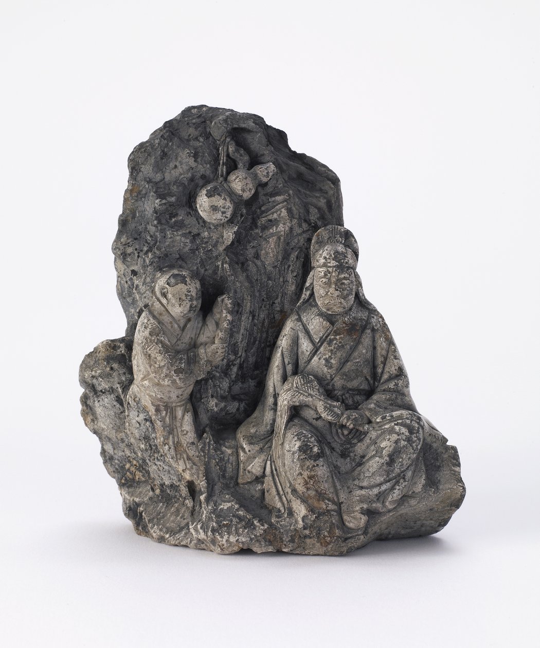 Pieni ja ohut adze (kynä) 1100-1100 eKr. (jade) tekijältä Shang Dynasty Chinese School