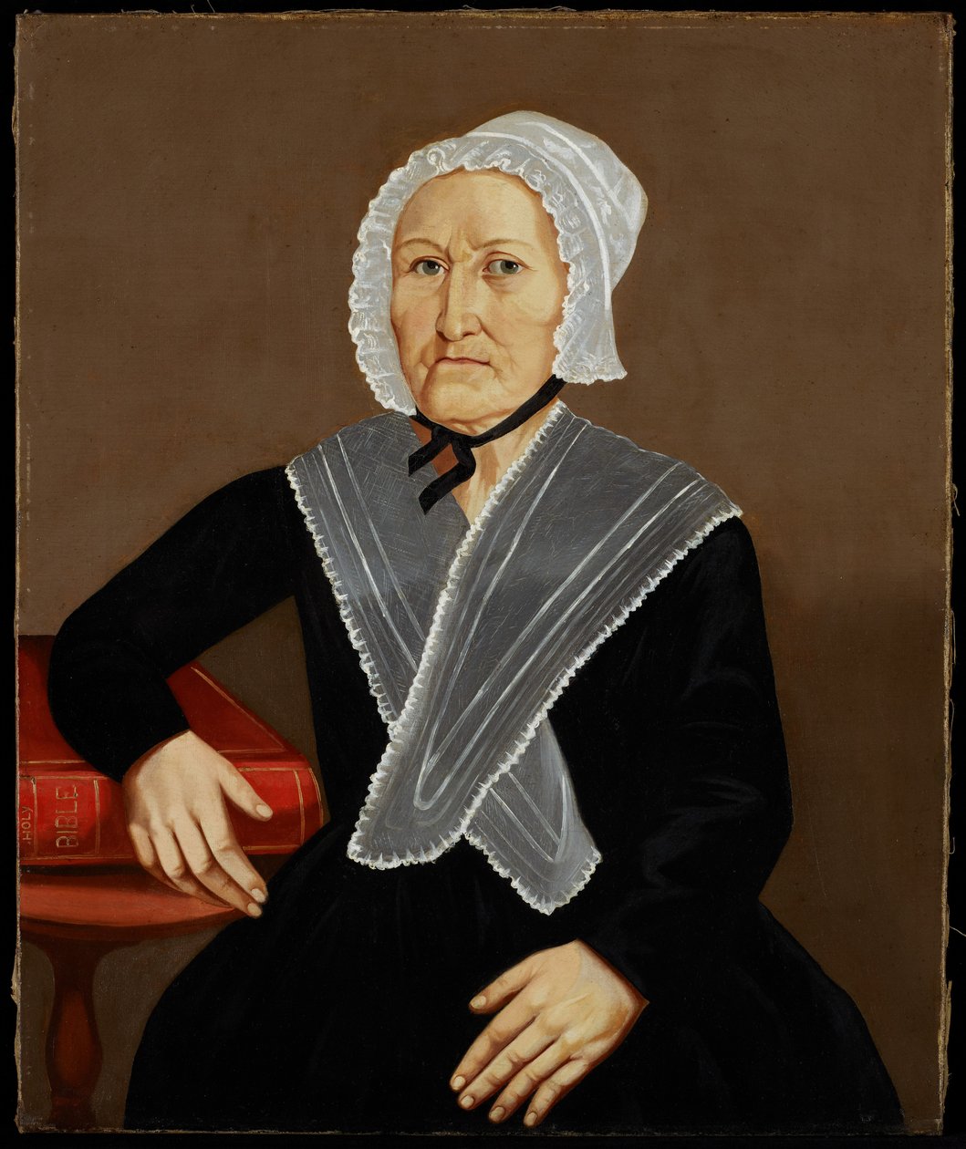 Harriet Brownin muotokuva, 1845 tekijältä Sheldon Peck
