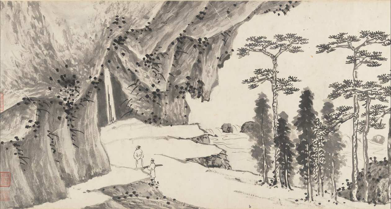 Yhteinen maisema, n. 1509 ja 1546. tekijältä Shen Zhou