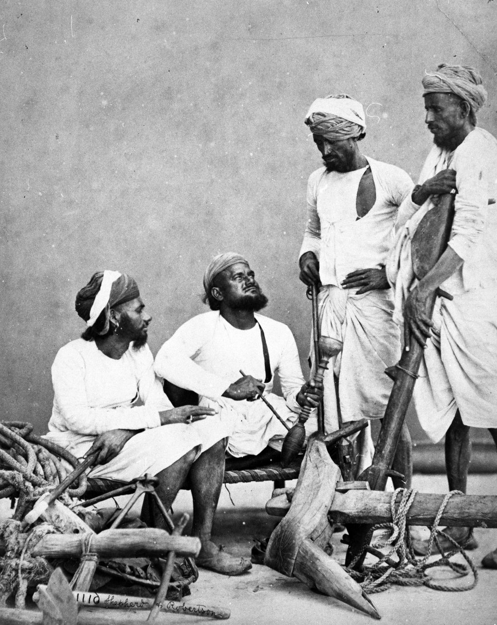 Jat Zemindars ja Ryots, n. 1863 tekijältä Shepherd and Robertson