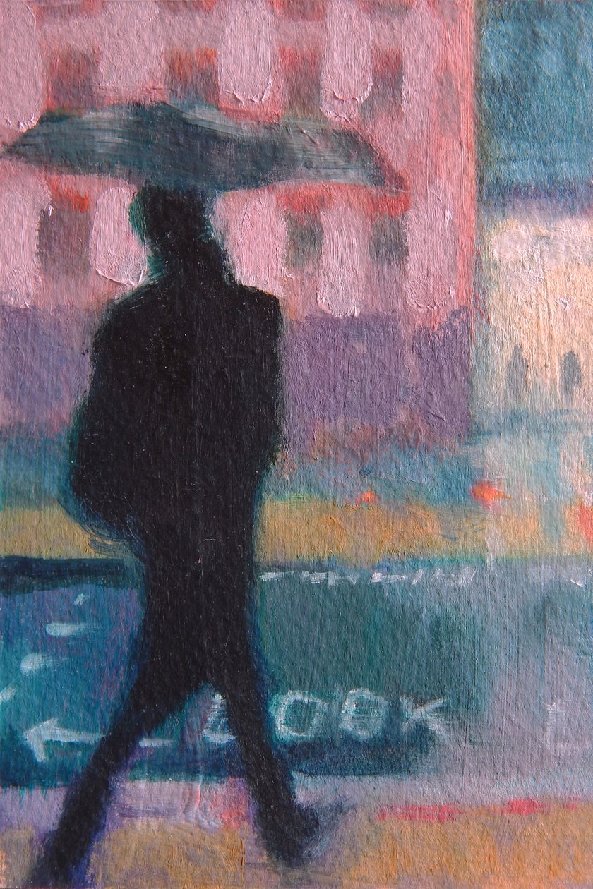 18.01 Mansion House, 2015 (öljy kortille) tekijältä Sheri Gee