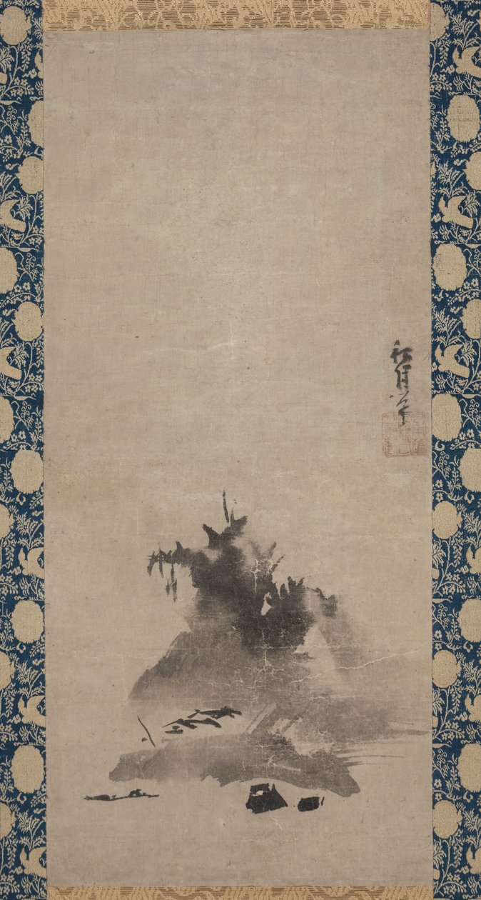 Haboku Flung-ink -maisema, n. 1510. tekijältä Shugetsu Tokan