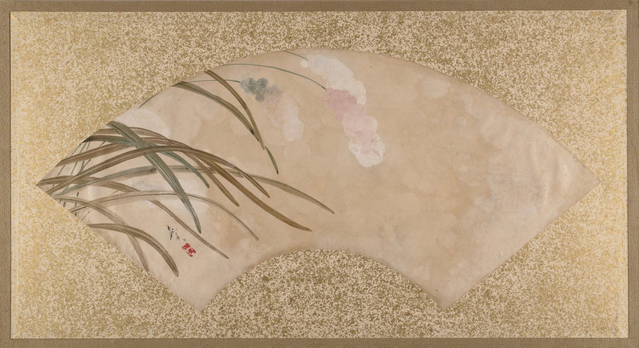 Kukat ja lehdet, 1800-luvun loppu. tekijältä Shibata Zeshin