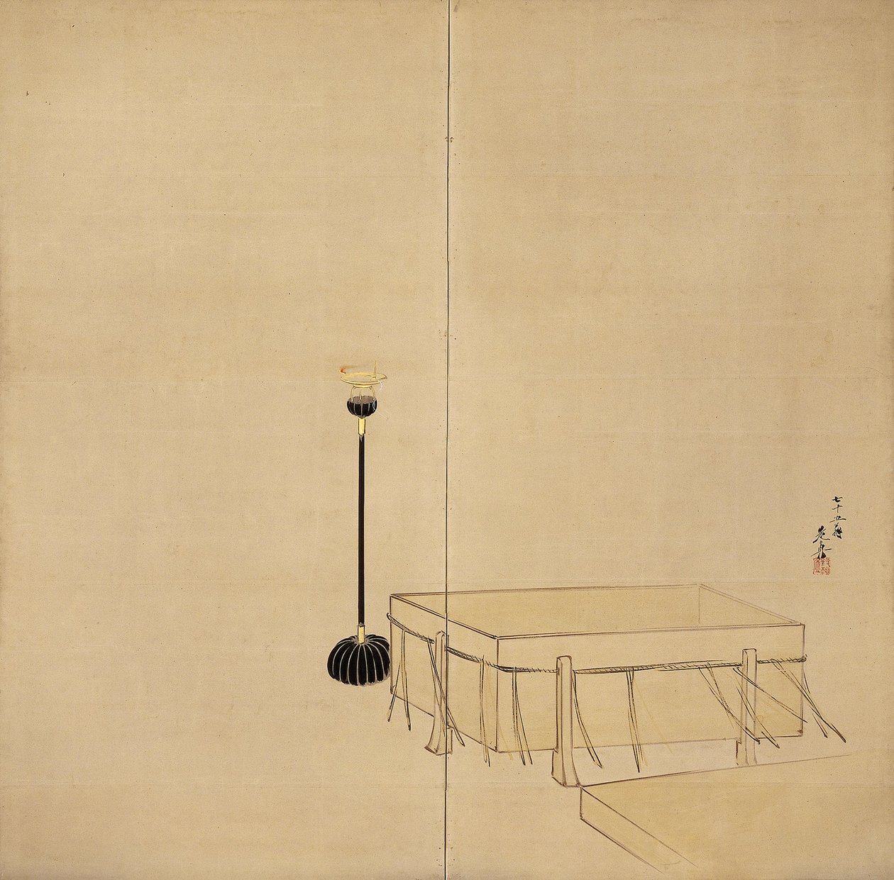 Ibaraki [parin vasen osa] tekijältä Shibata Zeshin