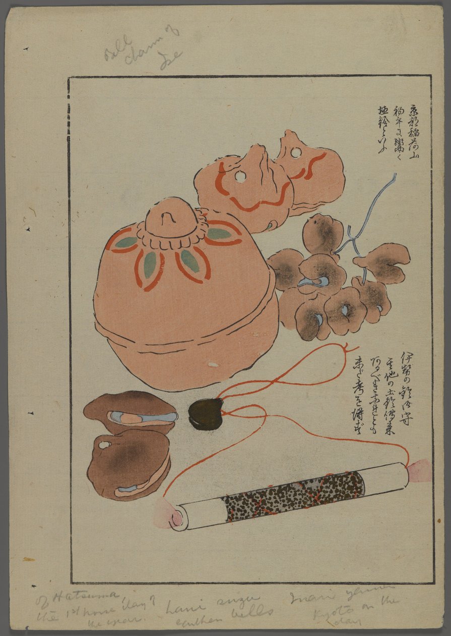 Japanilaiset lelut, Shimizu Seifun Unai no tomo (A Childs Friends), 1891-1923. Kellot, helistimet. tekijältä Shimizu Seifu