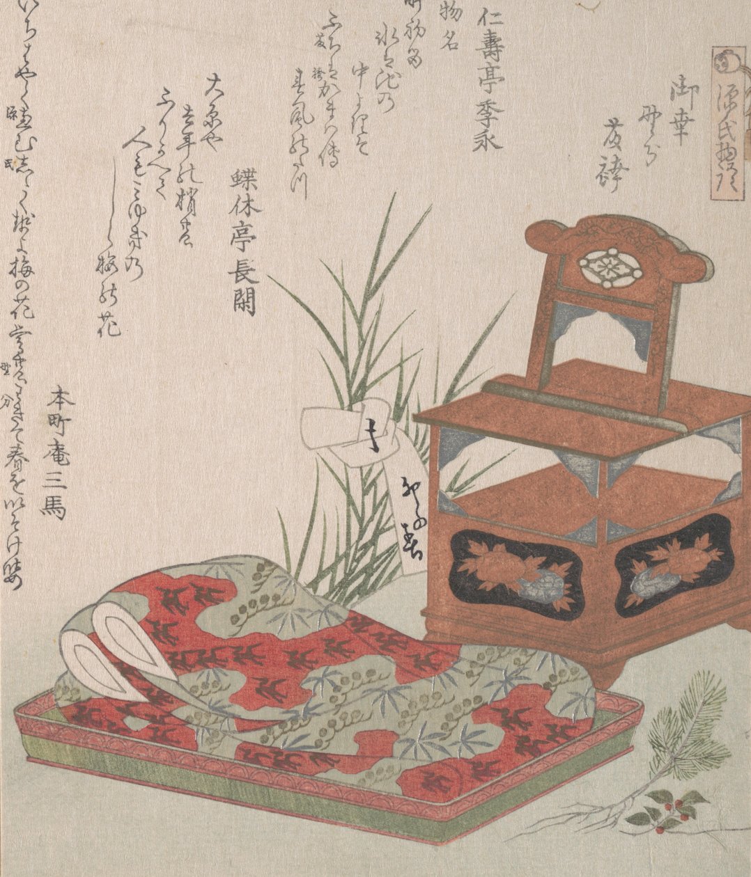 WC-kaappi ja vuodevaatteet, 1800-luku, 1800-luku. tekijältä Shinsai