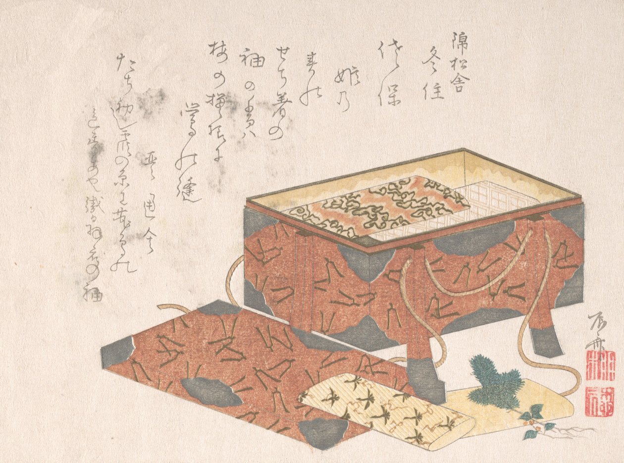 Lakkalaatikko vaatteille, 1800-luku, 1800-luku. tekijältä Shinsai