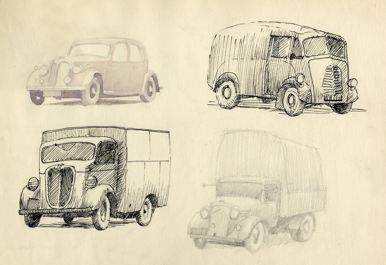 Henkilöautot ja kuorma-autot, 1951. tekijältä Shirley Markham