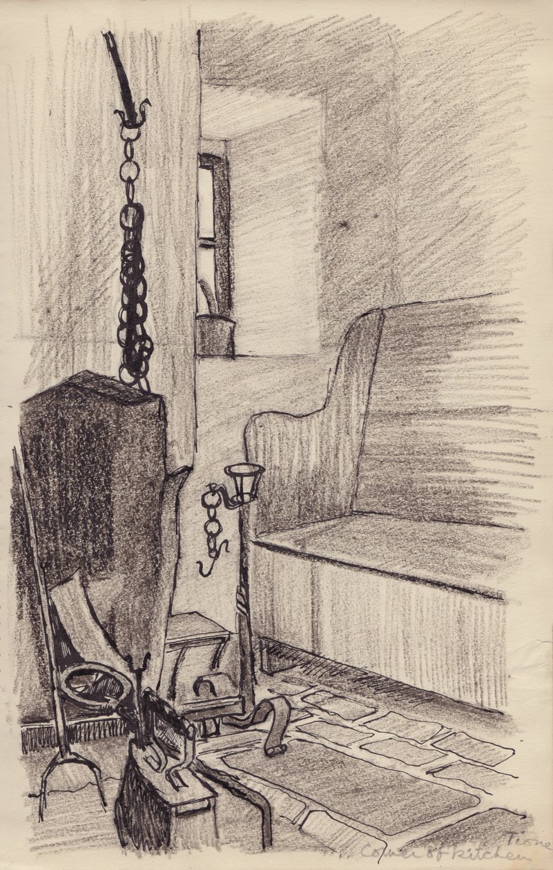 "Keittiön kulma, Tione", 1950. tekijältä Shirley Markham