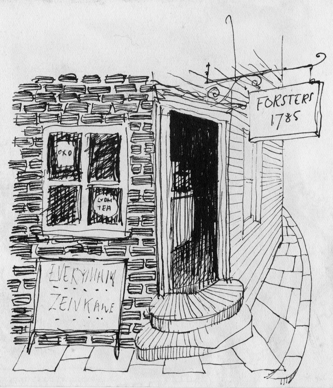 Corner shop, 1952. finlandès tekijältä Shirley Markham