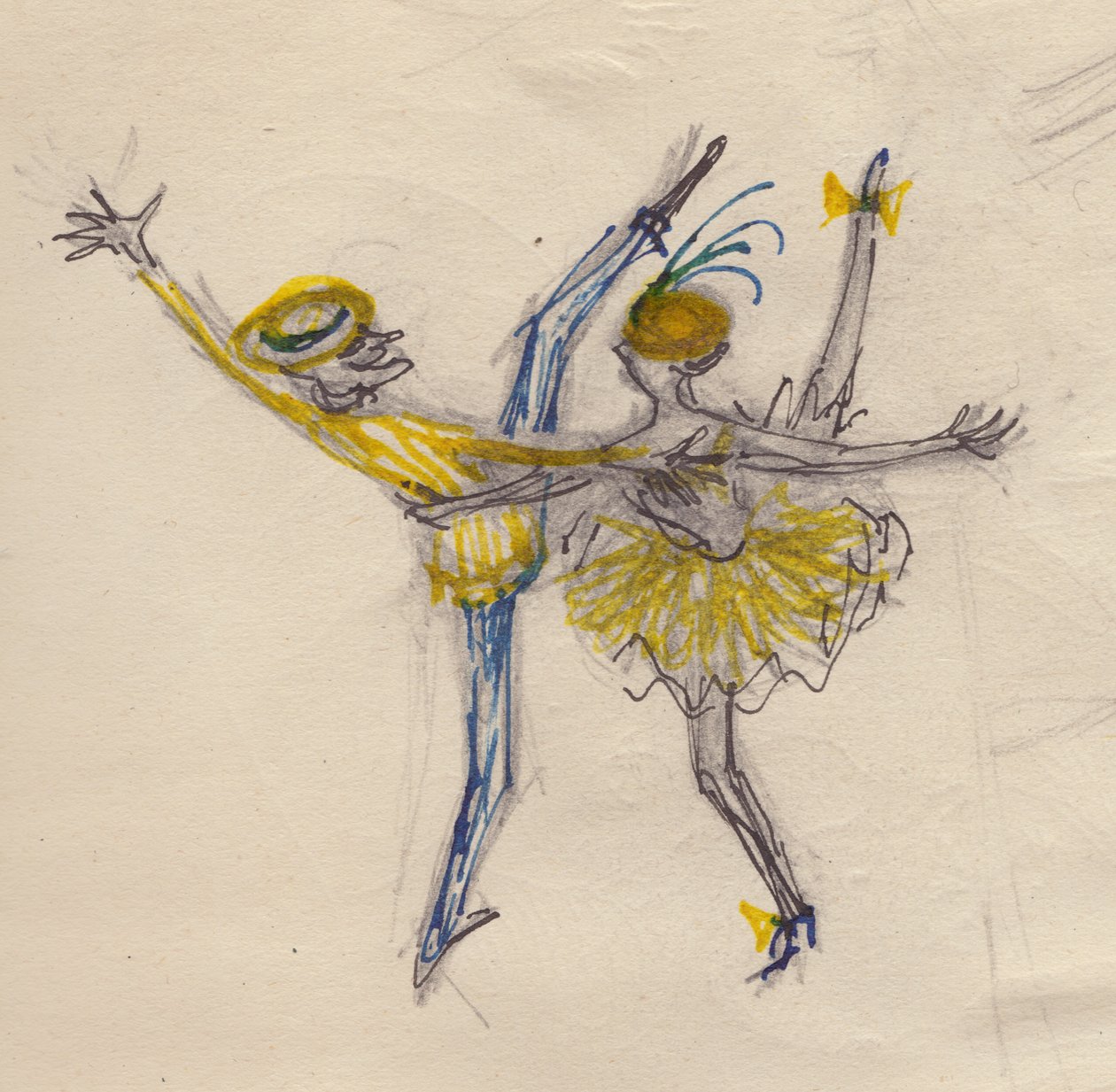 Pariskunta tanssii, 1950. tekijältä Shirley Markham