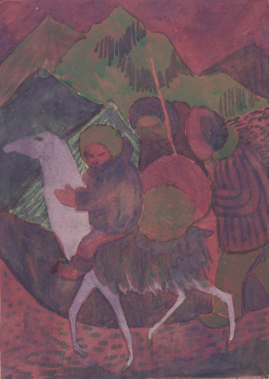 Figuuri hevosen selässä, 1950. tekijältä Shirley Markham