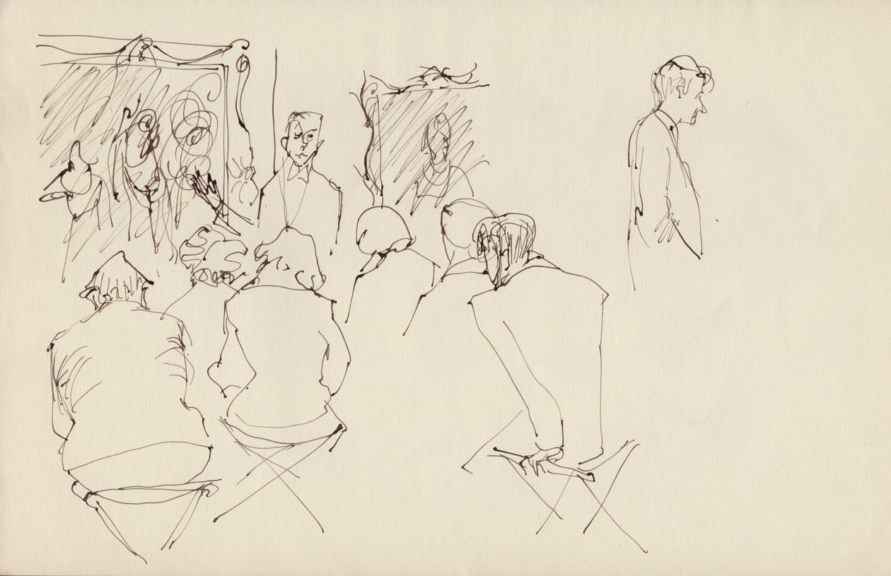 Luento taidegalleriassa, n. 1950. tekijältä Shirley Markham