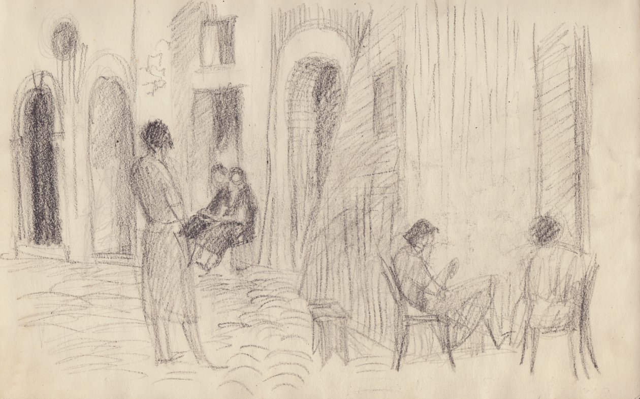 Katukuva, Italia, vuodelta 1950. tekijältä Shirley Markham