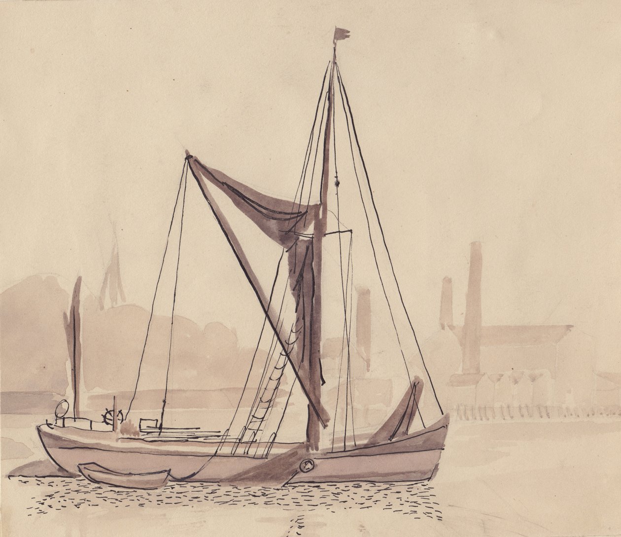 Thamesin proomu, 1951. tekijältä Shirley Markham