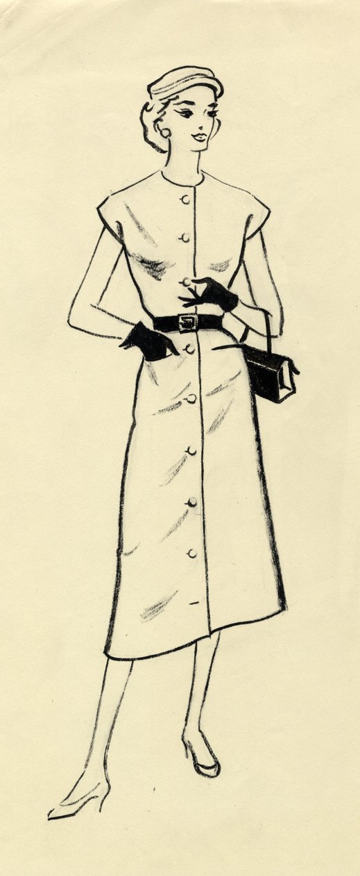 Nainen vyömekossa, 1950. tekijältä Shirley Markham