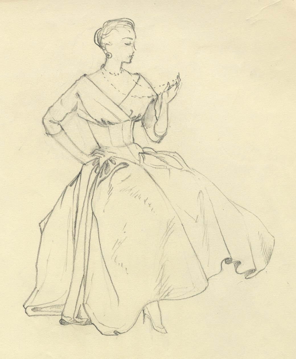 Nainen kaulakorulla, v1952. tekijältä Shirley Markham