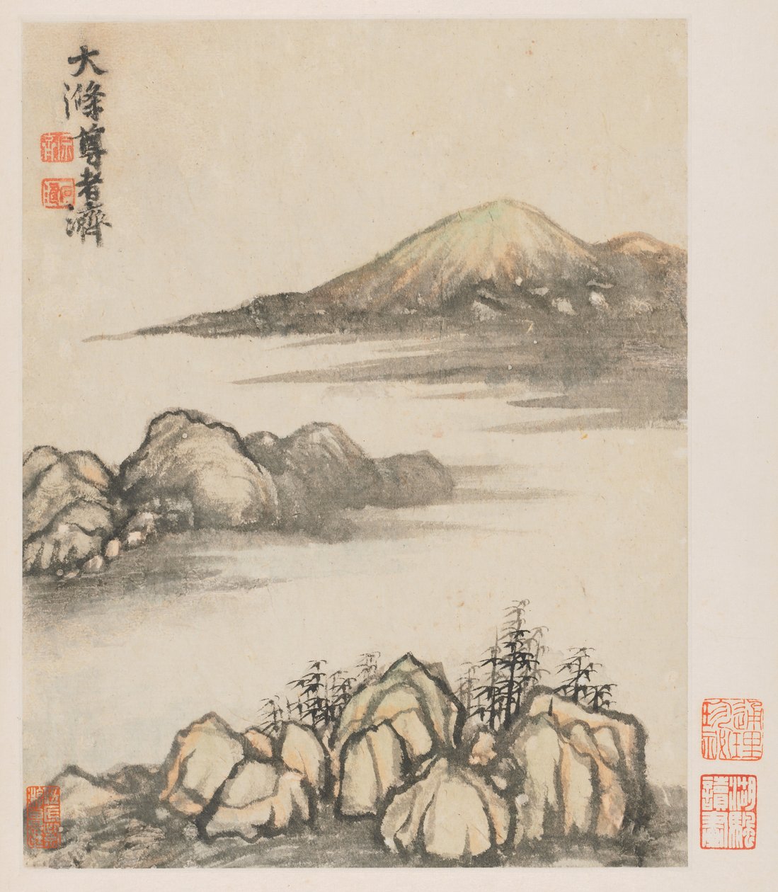 Muistoja Qinhuai-joesta, 1642-1707. tekijältä Shitao