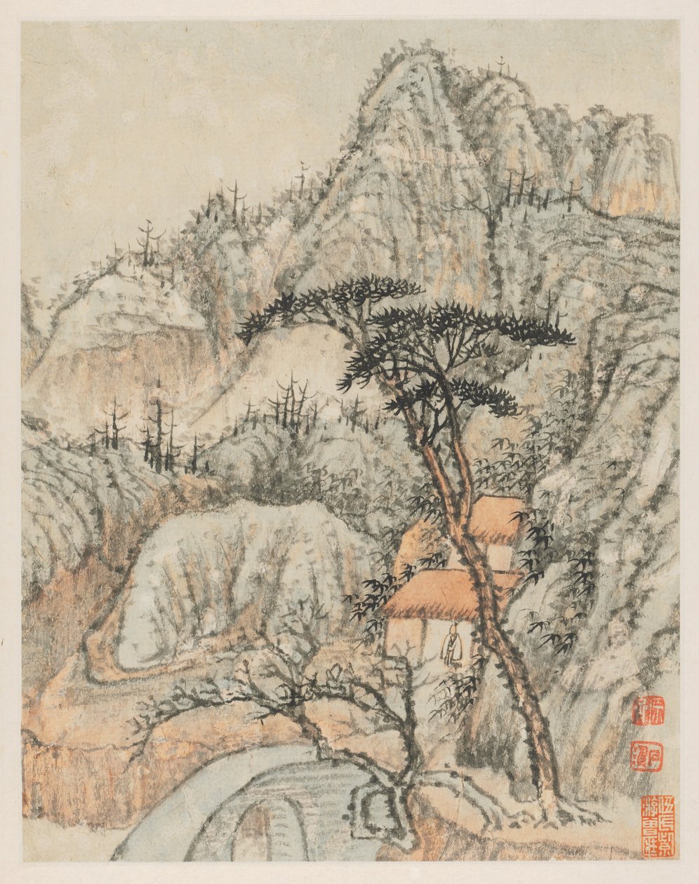 Muistoja Qinhuai-joesta, 1642-1707. tekijältä Shitao