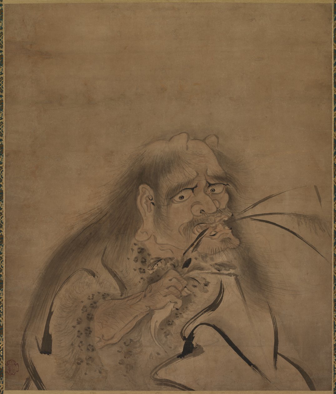 Shinnon muotokuva, 1400-luvun loppu - 1500-luvun alku. tekijältä Shoryo