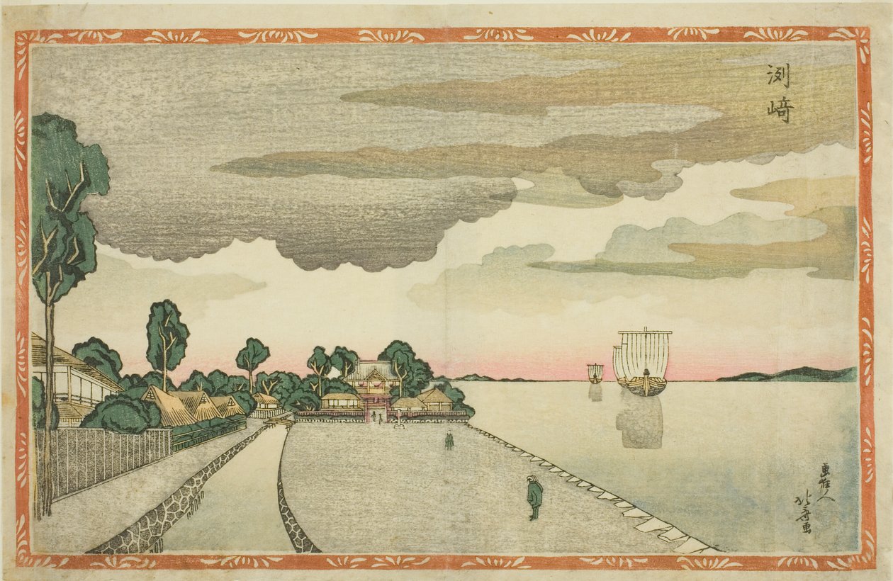 Susaki, sarjasta "New Perspective Pictures (Shin uki-e)" tekijältä Shotei Hokuju