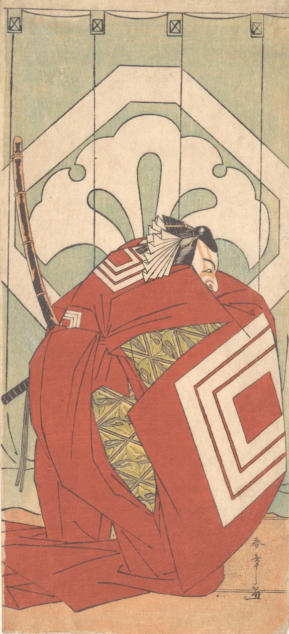 Ichikawa Dan Juro V -jäsen Ah, siitä on aikaa, vai mitä? 1779. tekijältä Shunsho